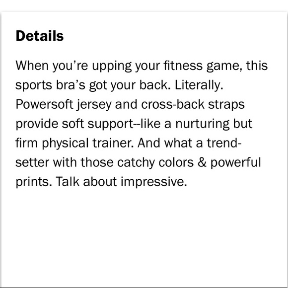 *NEW* NWT Old Navy Active Powersoft Sports Bra - Picture 9 of 12